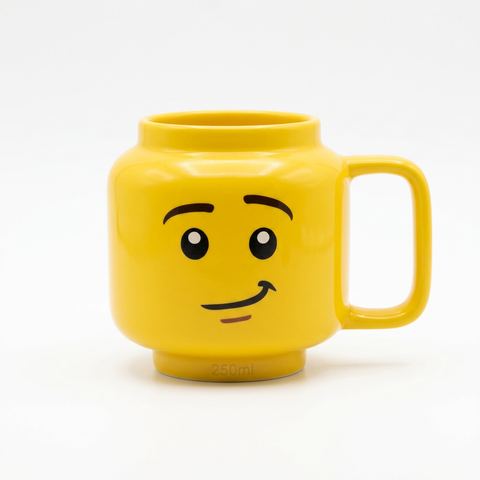 Cartoon Ceramic Mug – Front View White Background