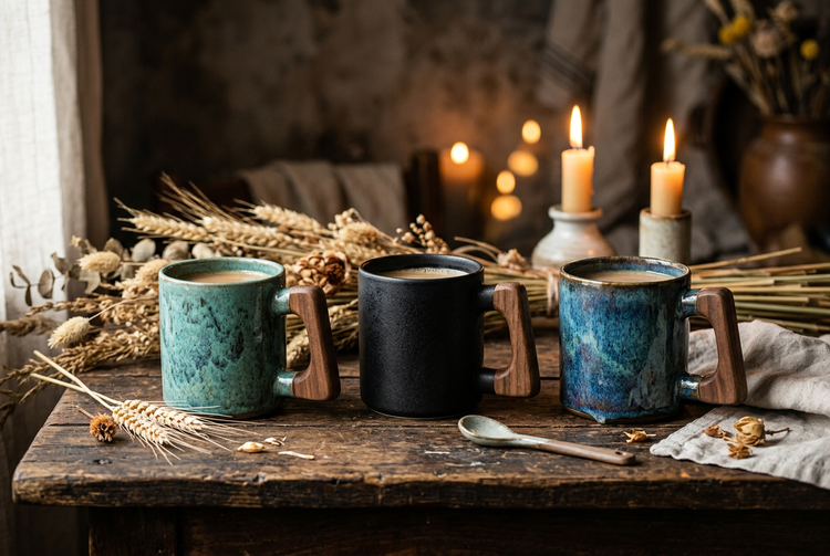 Slider Banner 3 – Ceramic Mugs Dark Moody